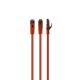 Gembird CAT6A S-FTP Patch Cable 0,5m Red