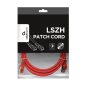 Gembird CAT6A S-FTP Patch Cable 0,5m Red