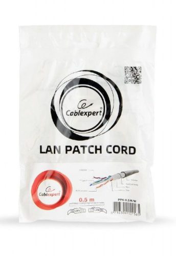 Gembird CAT6 F-UTP Patchkabel 0,25m Weiß