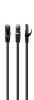 Gembird CAT6A S-FTP Patchkabel 0,5m Schwarz