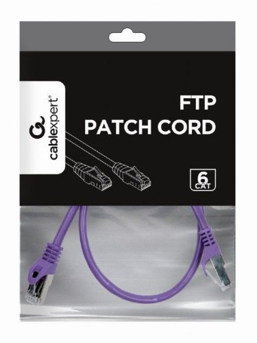 Gembird CAT6 F-UTP Patchkabel 0,5m Lila