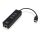 ACT AC6310 USB-Hub 3.2 mit 3 USB-A-Ports und Ethernet