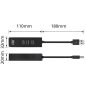 ACT AC6310 USB-Hub 3.2 mit 3 USB-A-Ports und Ethernet