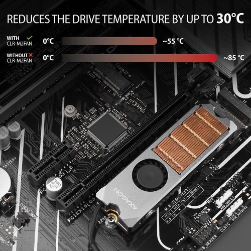 AXAGON CLR-M2FAN Kühlkörper M.2