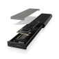   Raidsonic IcyBox IB-1807MT-C31 Externes Typ-C Gehäuse für M.2 NVMe SSD Schwarz