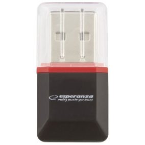 Esperanza EA134 MicroSD-Kartenleser Schwarz