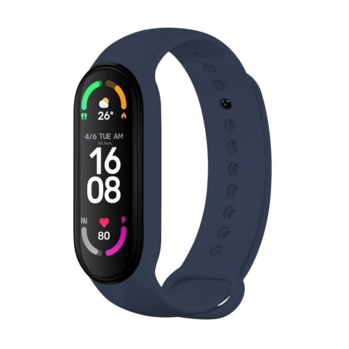 FIXED Silikonband für Xiaomi Band 7/ Mi Band 6/ Mi Band 5 Smartwatches, blau