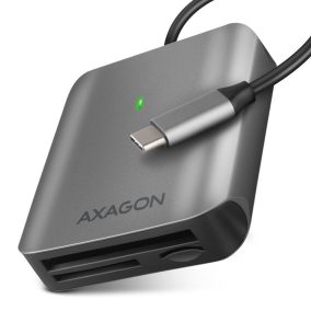 AXAGON CRE-S3C SUPERSPEED USB-C UHS-II Kartenleser Schwarz