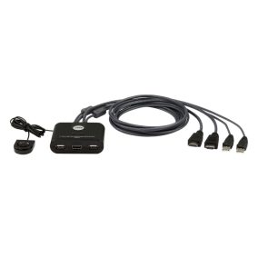 ATEN CS22HF 2-Port USB FHD HDMI Kabel KVM Switch
