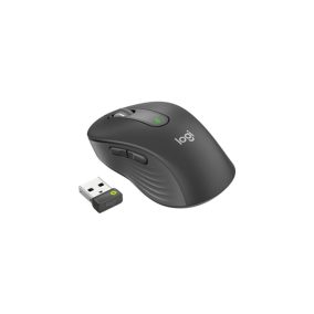   Logitech Signature M650 für Business kabellose Maus Graphitgrau