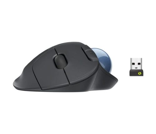 Logitech Ergo M575 kabelloser Trackball für Business Graphitgrau