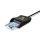 AXAGON CRE-SM3SD Smart Card Flatreader Schwarz