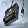 AXAGON CRE-SM3SD Smart Card Flatreader Schwarz