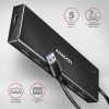 AXAGON HUE-F7A SuperSpeed USB-A FLAT HUB Schwarz