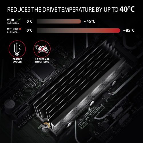 AXAGON CLR-M2XL Kühlkörper für M.2 SSD