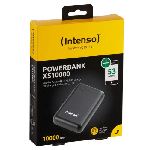 Intenso XS10000 10000mAh PowerBank Schwarz