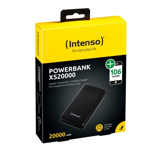 Intenso XS20000 20000mAh PowerBank Schwarz