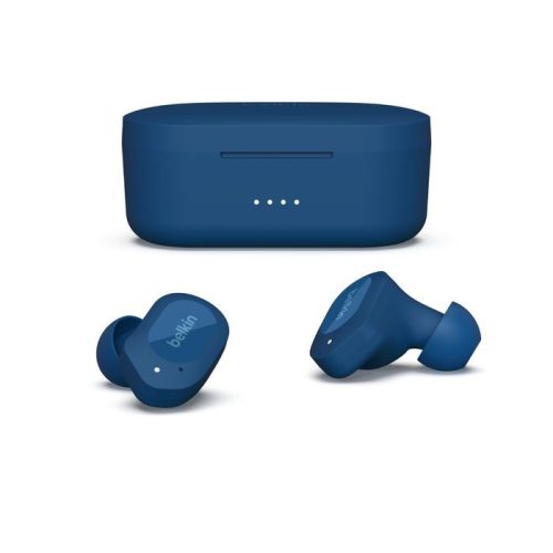 Belkin SoundForm Play True Bluetooth-Headset-Ohrhörer Blau