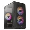 Aerocool CS-107-A-BK-v2 Mesh FRGB Fenster Schwarz
