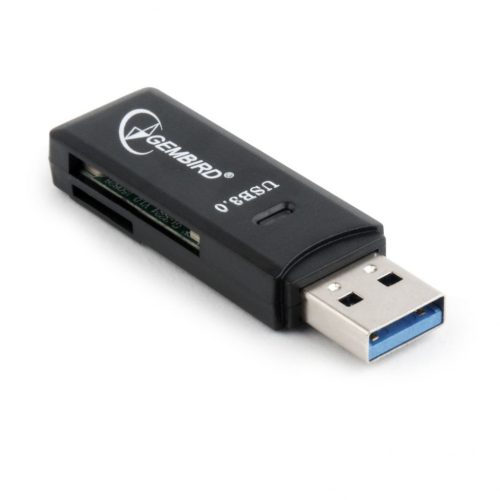 Gembird UHB-CR3-01 Kompakter USB3.0 SD-Kartenleser Schwarz