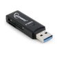 Gembird UHB-CR3-01 Kompakter USB3.0 SD-Kartenleser Schwarz