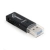 Gembird UHB-CR3-01 Kompakter USB3.0 SD-Kartenleser Schwarz