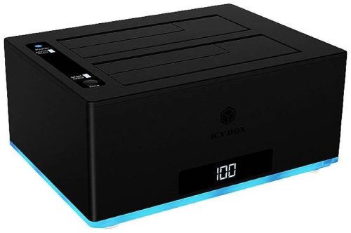 Raidsonic IcyBox IB-127CL-U3 Docking & Clone Station 2,5/3,5" USB3.0 Schwarz