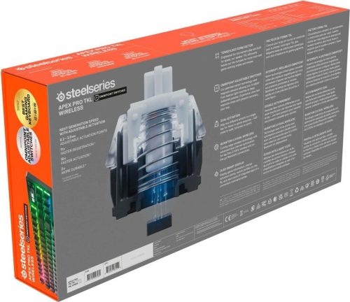 Steelseries Apex Pro TKL (2023) kabellose mechanische Gaming-Tastatur Schwarz UK