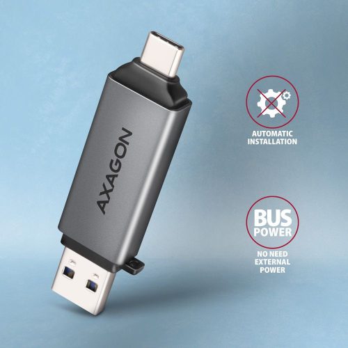 AXAGON CRE-DAC SuperSpeed USB-C + USB-A Kartenleser