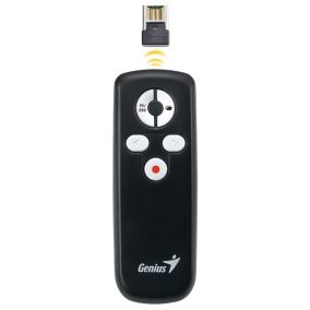 Genius 100 Smart Wireless Presenter Roter Laser Schwarz