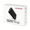 AXAGON EE35-GTR USB-C 3.2 Gen 1 - SATA 6G 3.5" Externes RIBBED-Gehäuse Schwarz