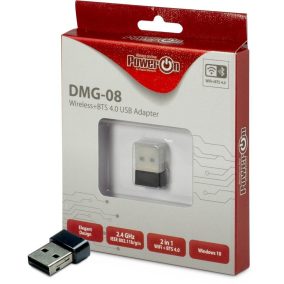 PowerON DMG-08 Wi-Fi 4 + BT4.0 USB-Adapter