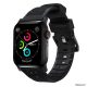 Nomad Robustes Armband, schwarze Hardware - Apple Watch Ultra 49mm 8/7 45mm/6/SE/5/4 44mm/3/2/1 42mm