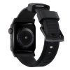 Nomad Robustes Armband, schwarze Hardware - Apple Watch Ultra 49mm 8/7 45mm/6/SE/5/4 44mm/3/2/1 42mm