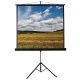 Funscreen Matt White Tripod 200x200cm Format 1:1 Fekete tokkal