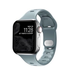   Nomad Sport Slim Strap S/M, Gletscherblau - Apple Watch 7 (41mm)/6/SE/5/4 (40mm)/3/2/1 (38mm)