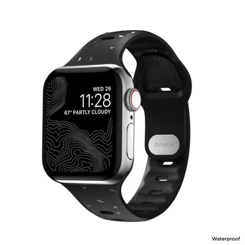 Nomad Sport Slim Strap S/M, schwarz - Apple Watch 7 (41mm)/6/SE/5/4 (40mm)/3/2/1 (38mm)