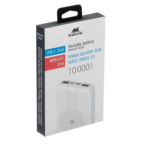 RivaCase RivaPower VA2601 10000mAh PowerBank Weiß