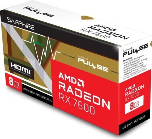 Saphir Radeon RX7600 8GB Pulse Gaming OC