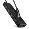 AXAGON HUE-C1C USB-C 5GBPS TRAVEL HUB Schwarz