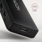 AXAGON HUE-C1C USB-C 5GBPS TRAVEL HUB Schwarz