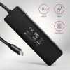 AXAGON HUE-C1C USB-C 5GBPS TRAVEL HUB Schwarz