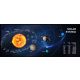 Gembird MP-SOLARSYSTEM-XL-01 Mauspad Schwarz