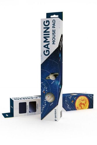 Gembird MP-SOLARSYSTEM-XL-01 Mauspad Schwarz