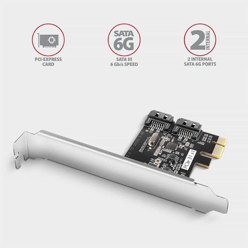 AXAGON PCES-SJ2 PCIe Controller 2x SATA 6G