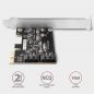 AXAGON PCES-SJ2 PCIe Controller 2x SATA 6G