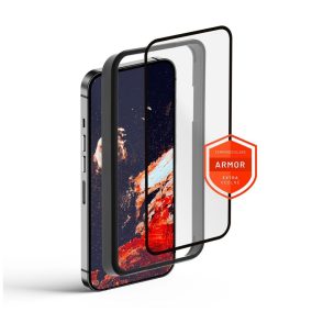   FIXED Premium Panzerglas für Apple iPhone 14 Pro Max, Schwarz