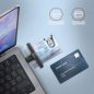 AXAGON CRE-SMPC PocketReader USB-C Smart Card Reader Schwarz