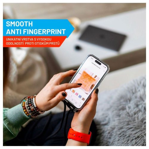 FIXED Rüstung Vollabdeckung 2,5D Gehärtetes Glas mit Applikator für Apple iPhone 15 Plus, schwarz