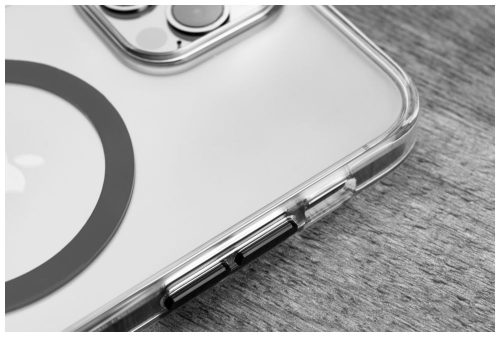 FIXED MagPurity MagSafe kompatibles Gehäuse für iPhone 15 Pro Max, UV-beständig, transparent